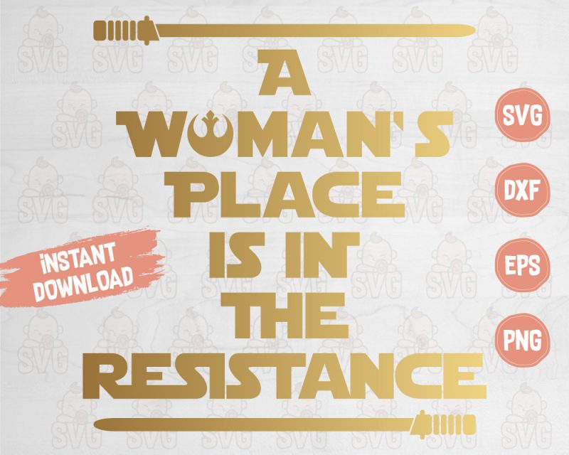 A Woman's Place Svg