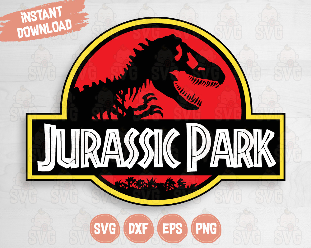 Download Jurassic Park Svg Logo Cut Files For Cricut And Silhouette Svg Baby