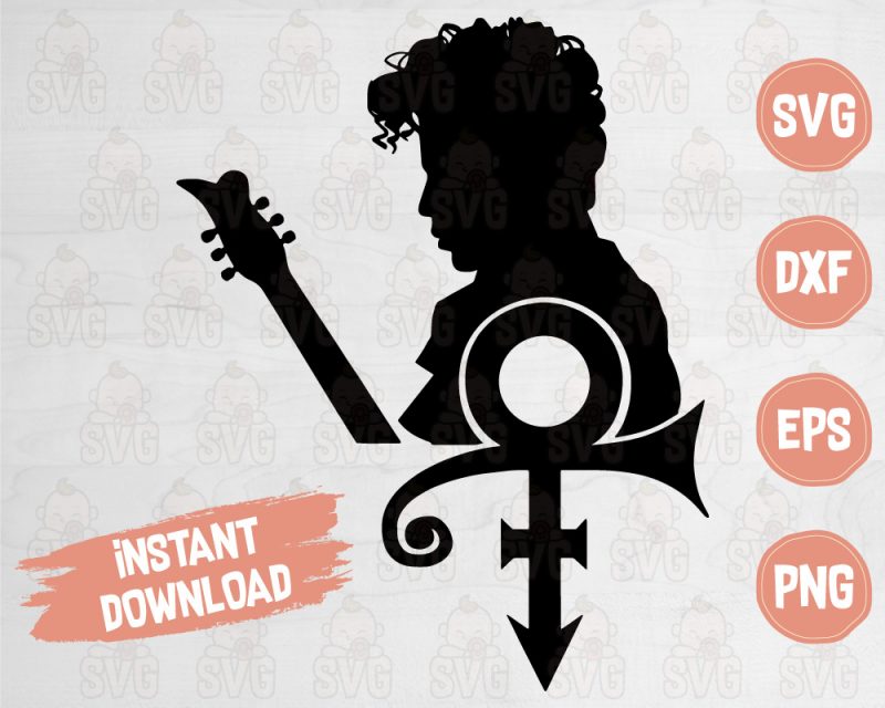 prince svg cut file for cutting machines like Silhouette and Cricut