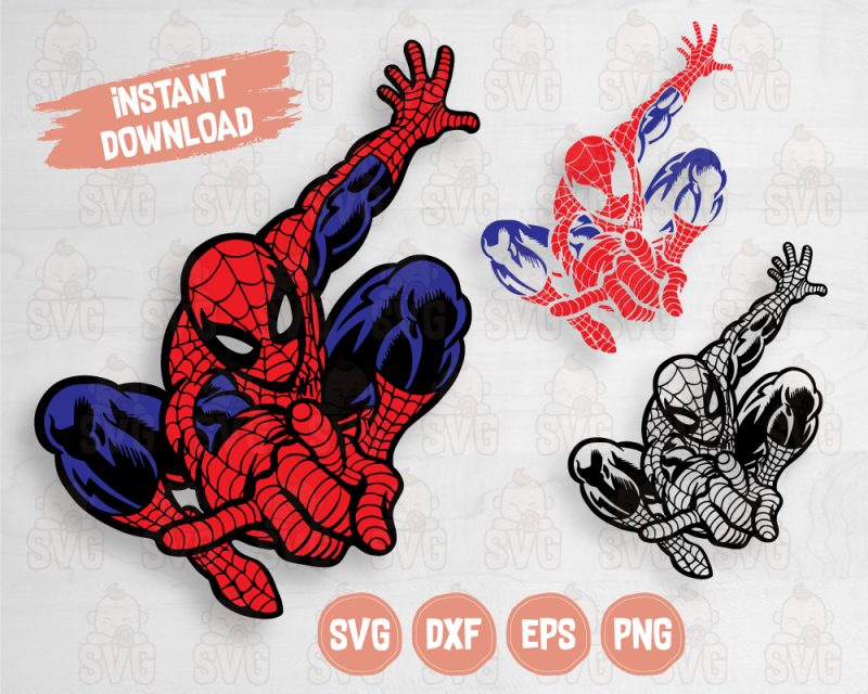 Spider Man Svg Cut File for Cutting machines like Cricut or Silhouette