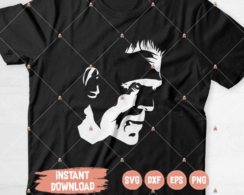 Frankenstein silhouette SVG cutting files