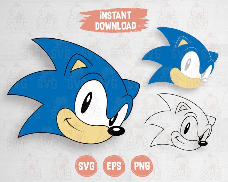 Sonic The Hedgehog Svg