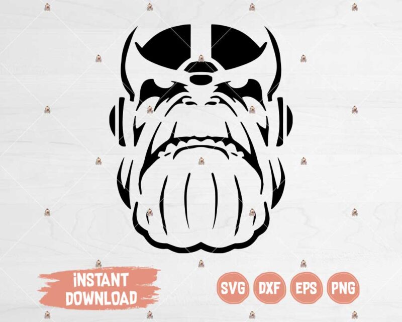 Thanos SVG cut file for Cricut, Silhouette, Brother