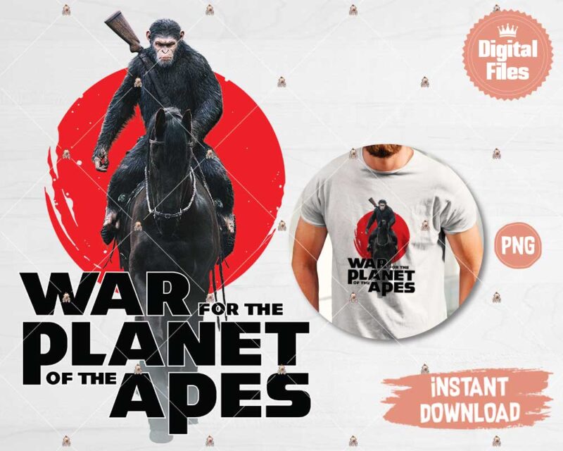 Cezar Ape Printable T-shirt Design