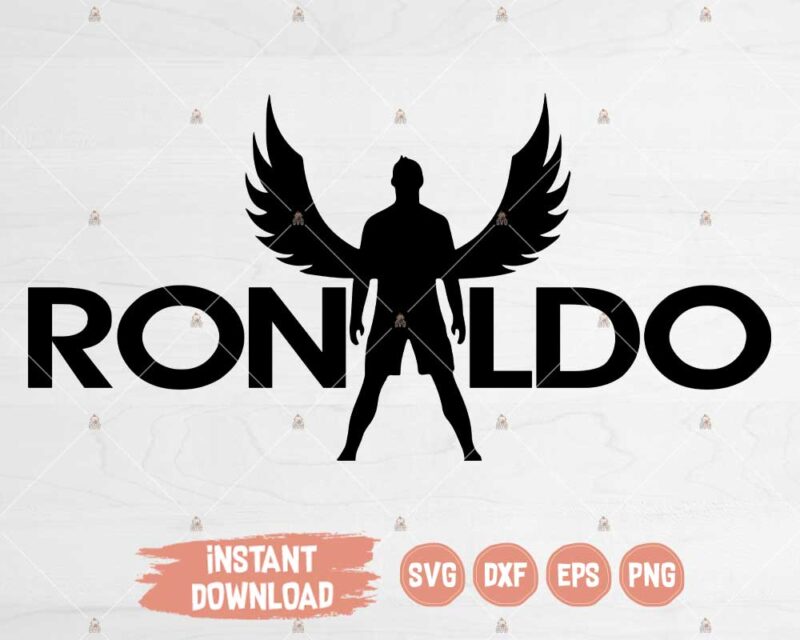 Ronaldo T-shirt SVG cut or print files