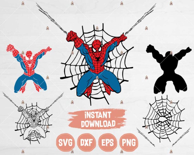 Spider Man Cut File for cutting machines like Cricut, Silhouette