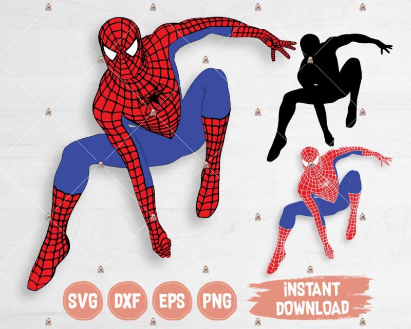 Spider Man SVG clipart for cutting or printing